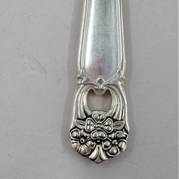 Rogers Brothers Silver Plate Eternally Yours Coquette 4 Teaspoons 2 - Picture 9 of 10